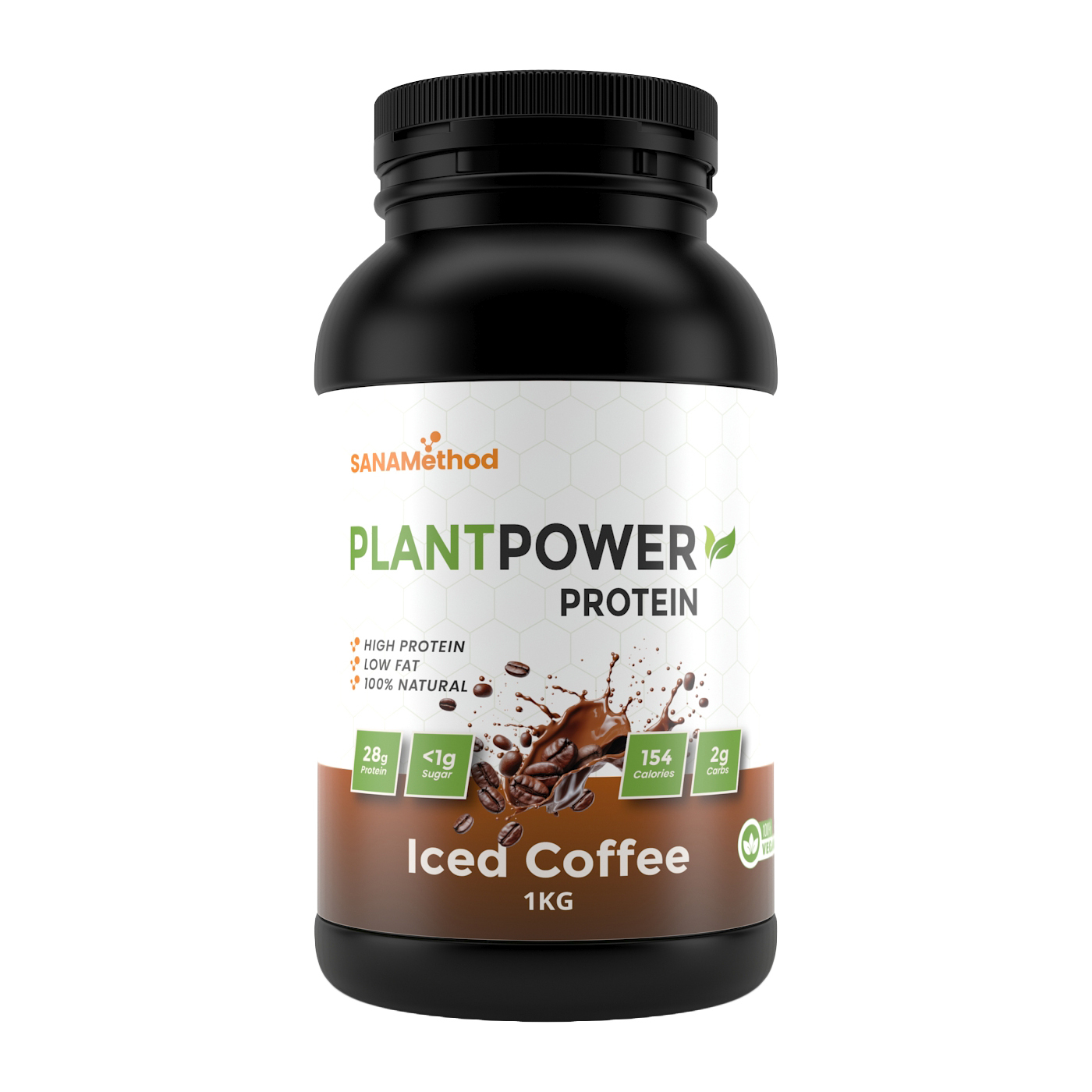 PlantPower Protein - Iced Coffee (1kg)